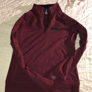 VICTORIAS SECRET PINK ULTIMATE HALF ZIP PULLOVER